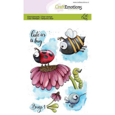 CraftEmotions Clear Stamps - Bugs 1